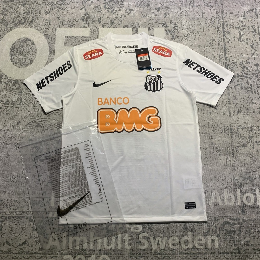 Neymar Jr Santos 2012/2013 Home Kit – Retro Soccer Jersey - Men's L - NWT